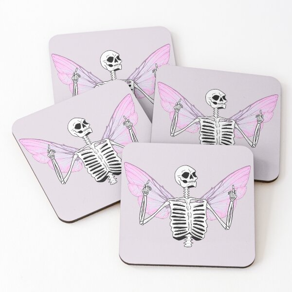 Item preview, Pink Skeleton Fairy grunge fairycore aesthetic designed and sold by TheLykosApparel.