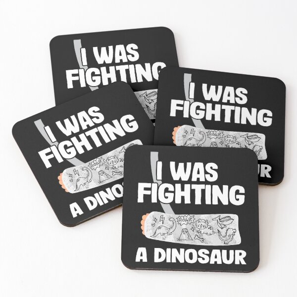 Item preview, Broken Arm Get Well Soon I Was Fighting A Dinosaur designed and sold by Stronzi.