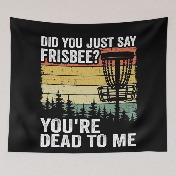 Item preview, Did You Say Frisbee? Funny Vintage Disc Golf Gift designed and sold by Stronzi.
