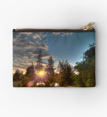 sunset through the trees Studio Pouch