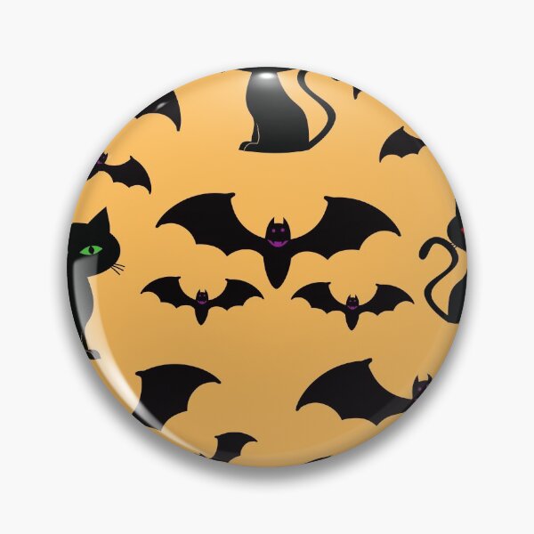 Item preview, Bats & black cats pattern  designed and sold by PhoeniXDreamer.