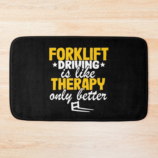 Item preview, Forklift Driving Therapy Forklift Operator Funny Gift Quotes designed and sold by Stronzi.