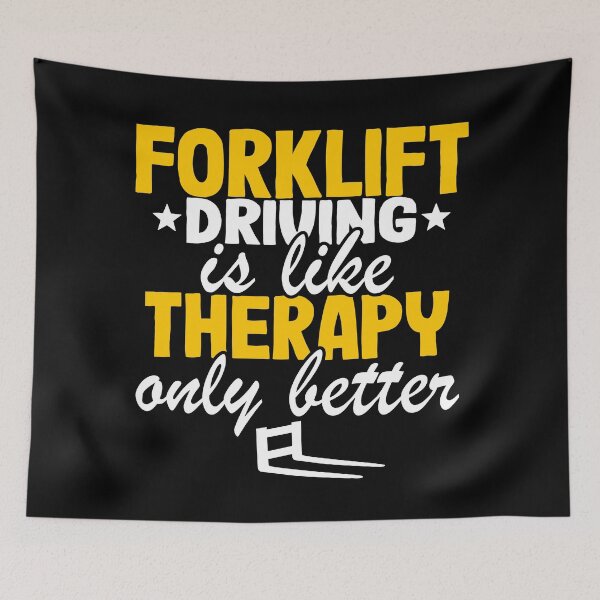 Item preview, Forklift Driving Therapy Forklift Operator Funny Gift Quotes designed and sold by Stronzi.