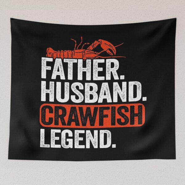 Item preview, Father Husband Crawfish Legend Funny Crawfish designed and sold by Stronzi.