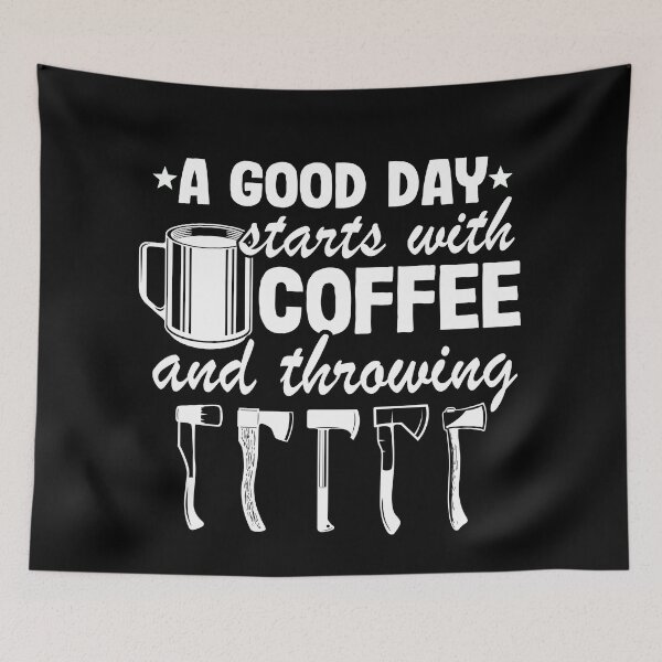 Item preview, Funny Coffee & Axe Throwing Quote Gift Hatchet designed and sold by Stronzi.