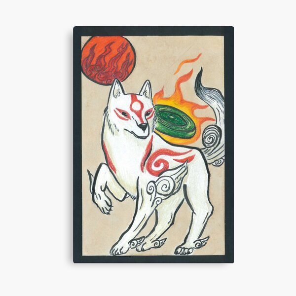 Okami Amaterasu Sun Goddess Matte Print 