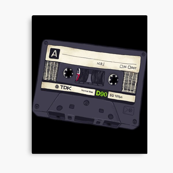 Cassette TDK D90 | Perfect Gift|blondie Canvas Print