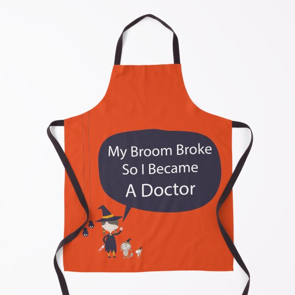 Item preview, My Broom Broke So I Became A Doctor woman designed and sold by all-quotes.
