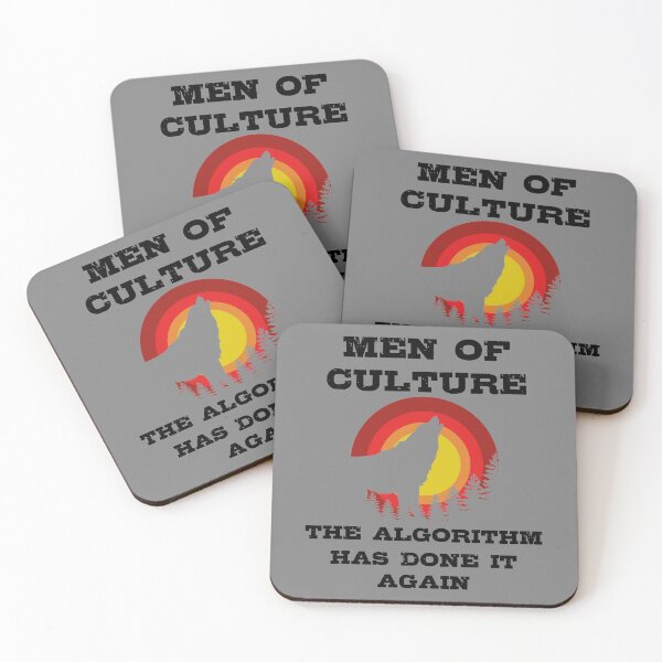 Item preview, Men of Culture The Algorithm Has Done It Again Wolf Funny Comment in Viral Videos designed and sold by elvisg03.