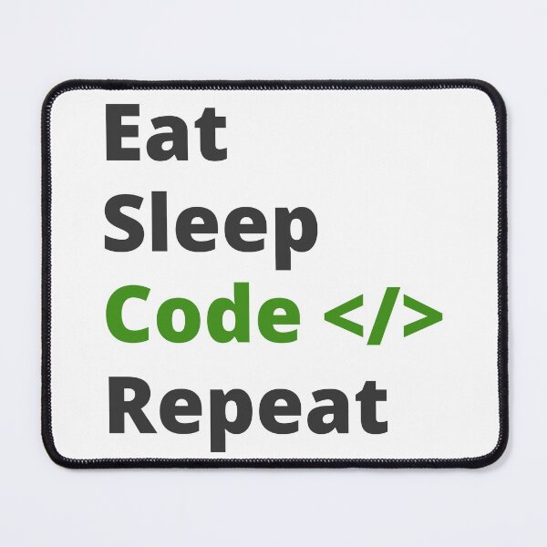 Item preview, Eat Sleep Code Repeat designed and sold by Coczzi.
