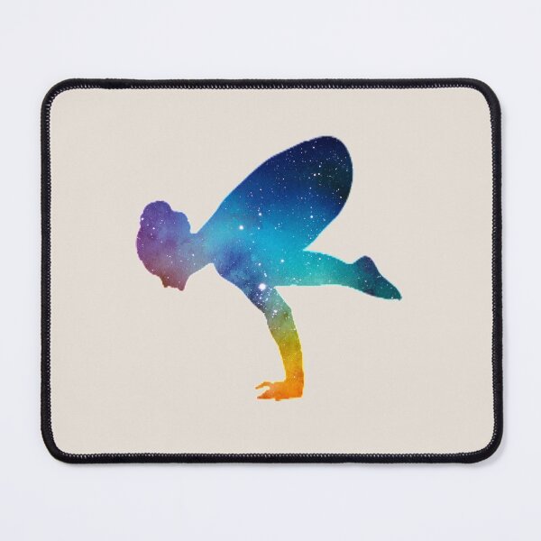 Item preview, Galaxy Yoga Acrobatic Sport Aerialist Gymnastics Watercolor Workout designed and sold by Merchking1.