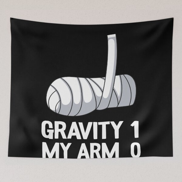 Item preview, Get Well Soon Broken Arm Surgery Gravity 1 Funny designed and sold by Stronzi.