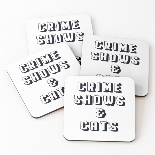 Item preview, Crime shows and cats designed and sold by Fislux.