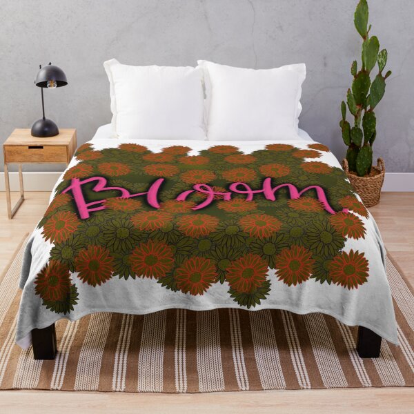 Item preview, Retro 70’s Bloom - Green, Orange and Pink designed and sold by DesignsByJaycee.