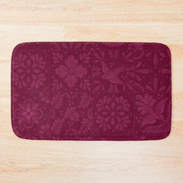 Item preview, Dark Fucsia Talavera Tile Pattern by Akbaly designed and sold by Akbaly.