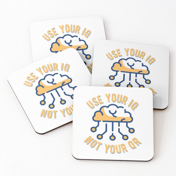 Item preview, Use your IQ Not your QR designed and sold by Ahmer Qureshi.