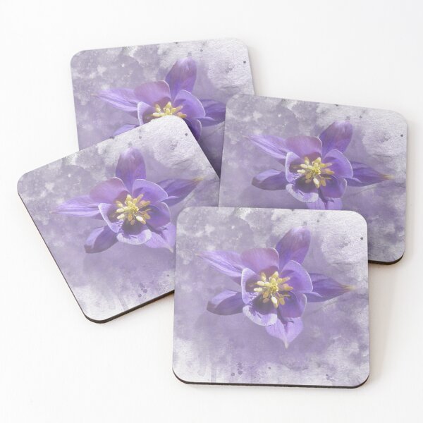 Item preview, Purple Columbine Two designed and sold by Elisabeth Lucas.