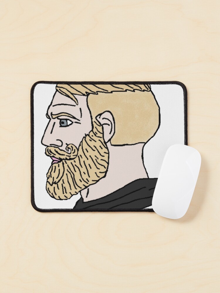 Funny Chad Yes - Yes Chad Meme - Yes Face Meme Mouse Pad for Sale by Be  Cool