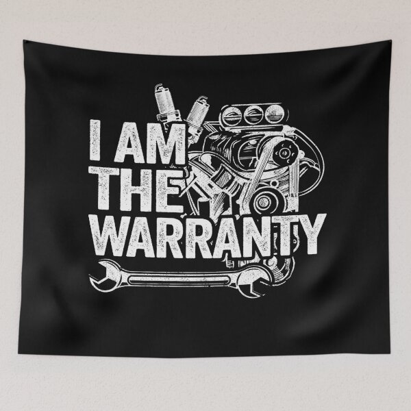 Item preview, I Am The Warranty Funny Mechanic designed and sold by Stronzi.