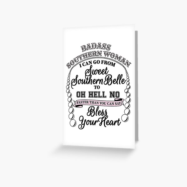 Item preview, Badass Southern Woman designed and sold by petloveRNgifts.