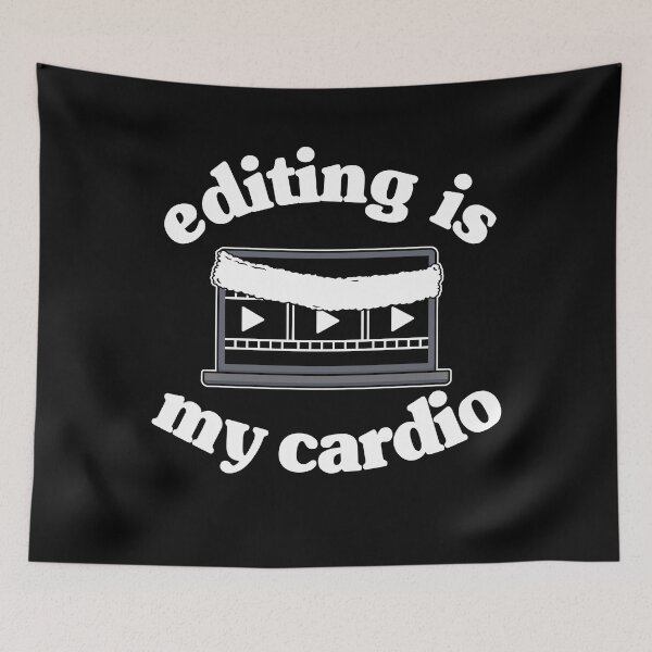 Item preview, Editing Is My Cardio Funny Video Editor Filmmaker Gift  designed and sold by Stronzi.
