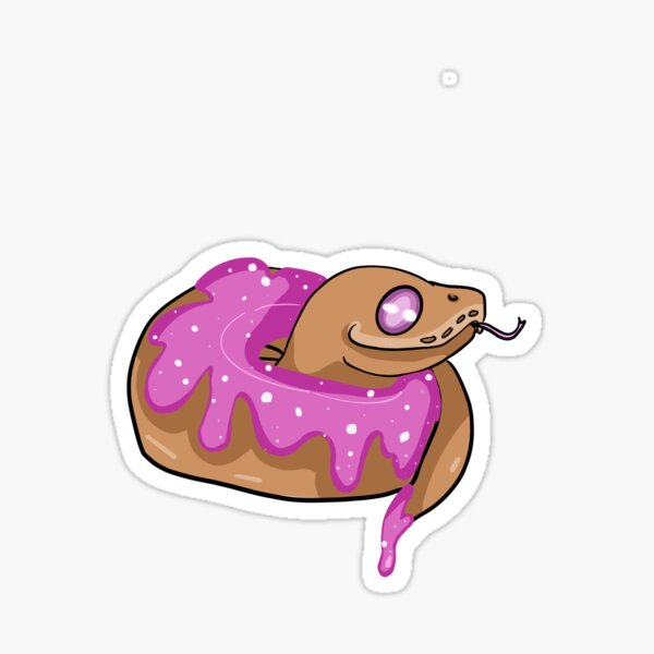 Donut Snek Sticker