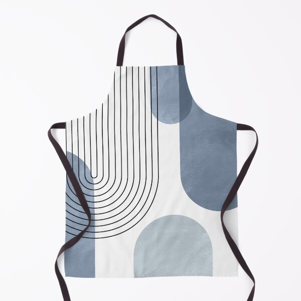 Item preview, Mid Century Blue Geometric Art 2 designed and sold by StudioArtNew.