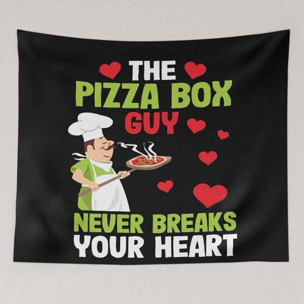 Item preview, Funny Pizza Box Guy Anti Valentine´s Day Gift designed and sold by Stronzi.