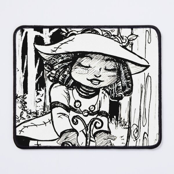 Forest Witch Mouse Pad
