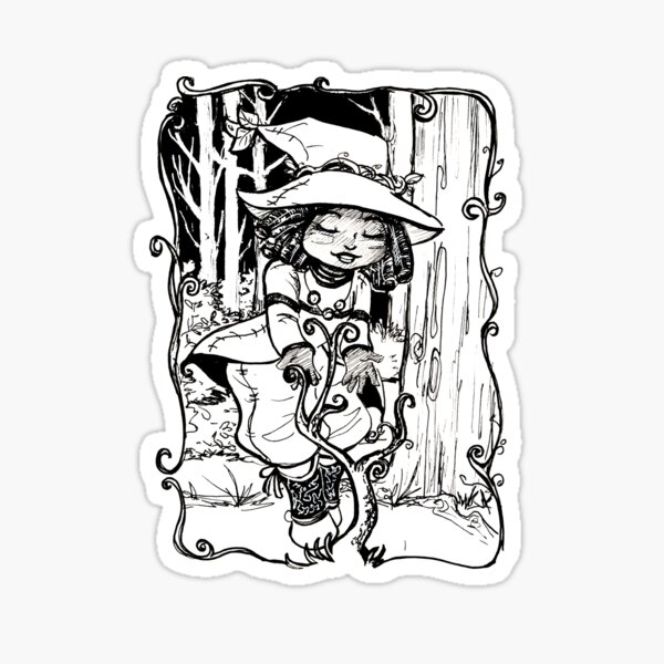 Forest Witch Sticker