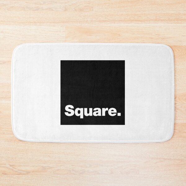 Item preview, Square in square (white letters / black square) designed and sold by dudethecreator.
