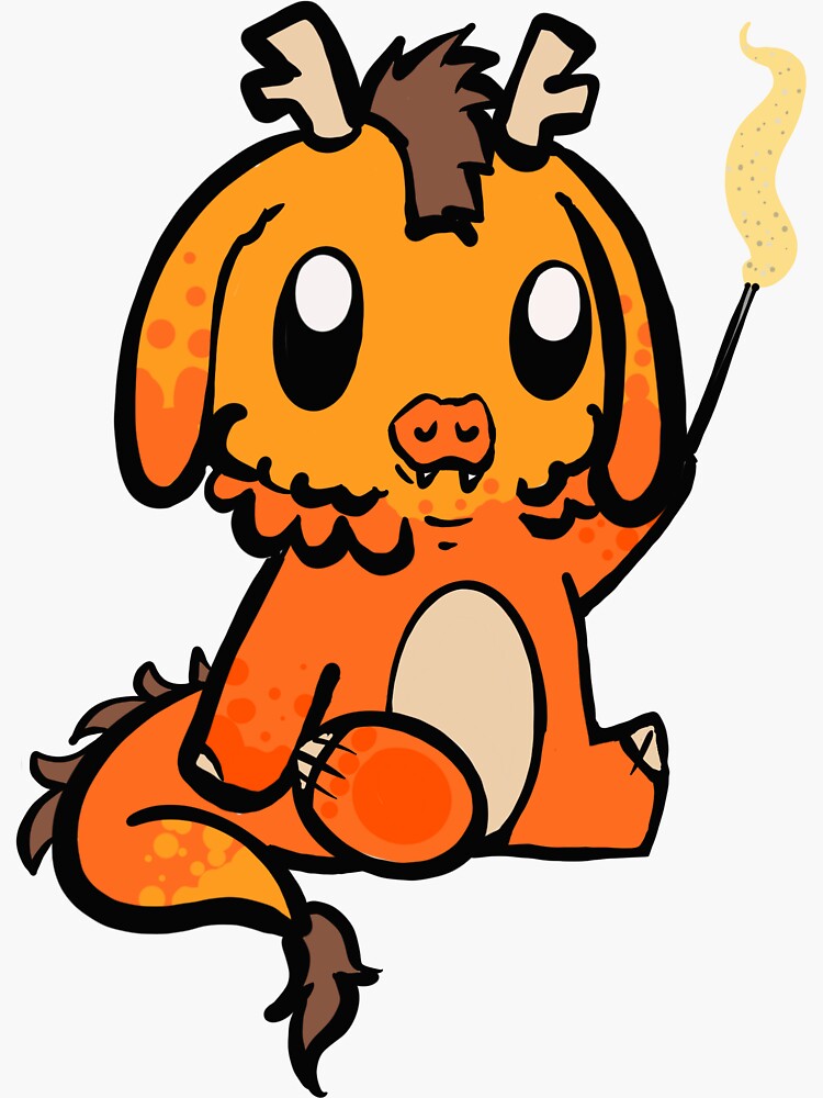 Thumbnail 3 of 3, Sticker, Time Bebe designed and sold by DragonFruitQTee.