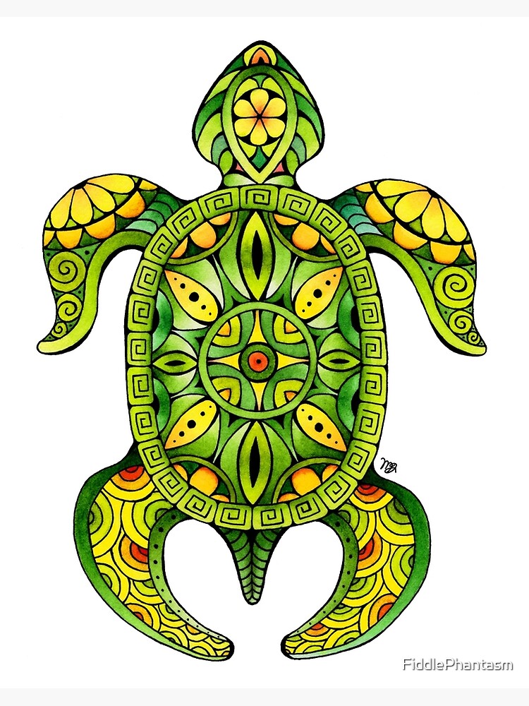 Zentangle Turtle