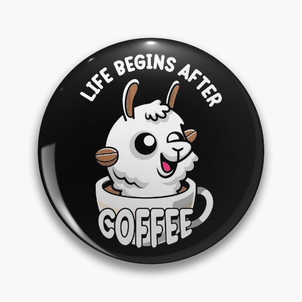 Item preview, Life begins after Coffee Alpaca coffee designed and sold by Milena-.