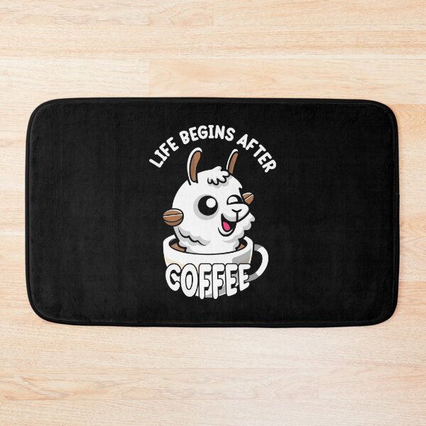 Item preview, Life begins after Coffee Alpaca coffee designed and sold by Milena-.