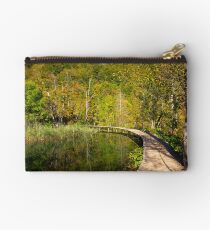 On the wooden path Studio Pouch