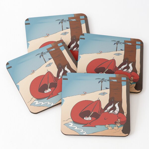 Item preview, Dragon on a Beach designed and sold by AlinaSanddunes.