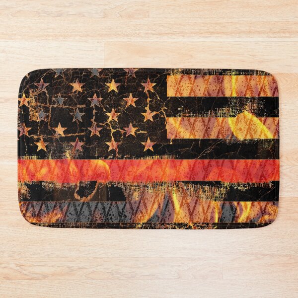 Item preview, Thin Red Line and Flames designed and sold by Jared Davies.