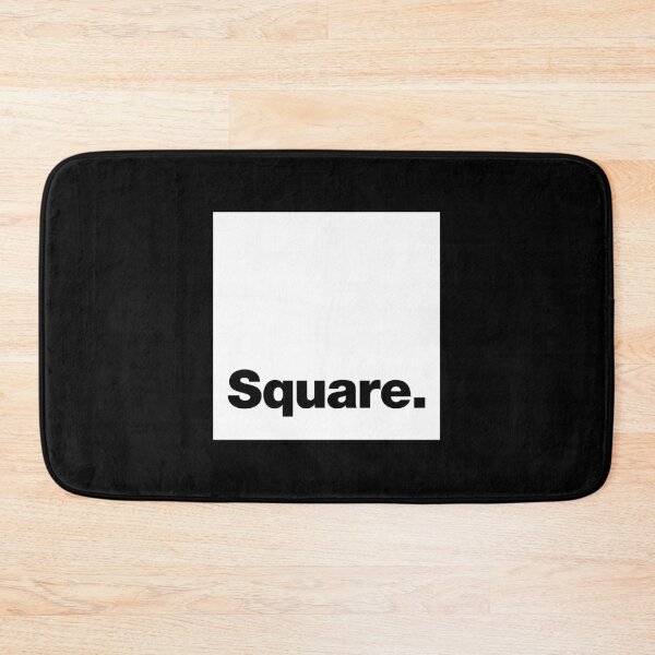 Item preview, Square in square (black letters / white square) designed and sold by dudethecreator.