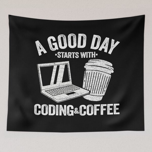 Item preview, Coding & Coffee Funny Programmer Software Developer Gift  designed and sold by Stronzi.