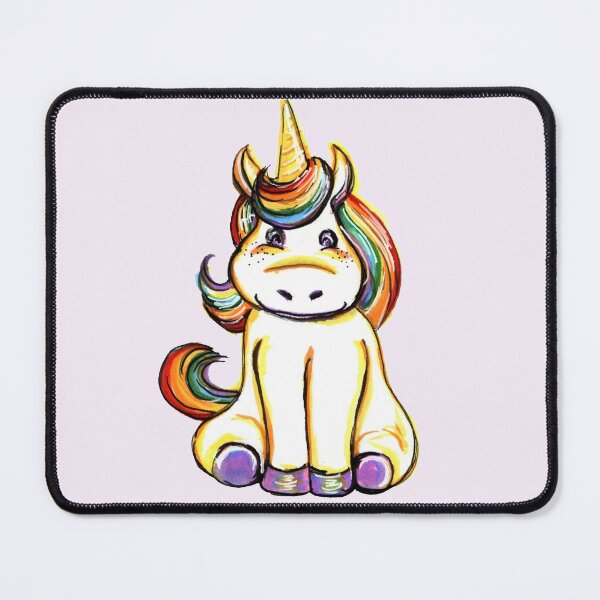 Rainbow Unicorn Mouse Pad