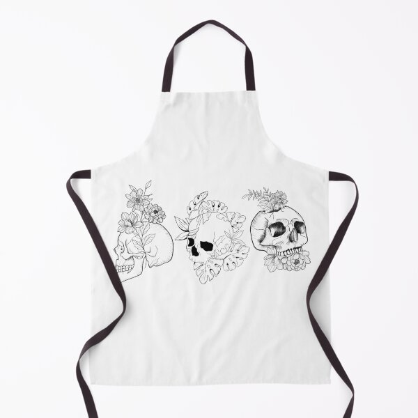 Item preview, Botanical skulls designed and sold by MorganLeighArt.