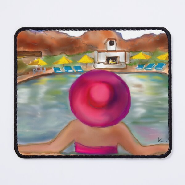 Item preview, Pool Girl in Palm Springs designed and sold by kschowe.