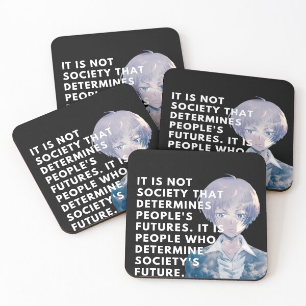 Item preview, Tsunemori Akane Psycho Pass society quote designed and sold by Chaos-Touch.