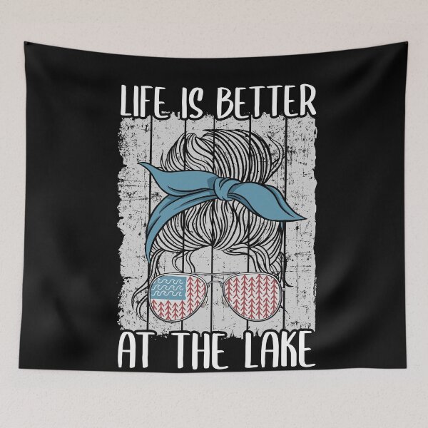 Item preview, Life Is Better At The Lake Funny Lake Life designed and sold by Stronzi.