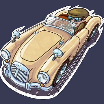 Artwork thumbnail, Fine Tooned Vintage Roadster British by CraigWoida