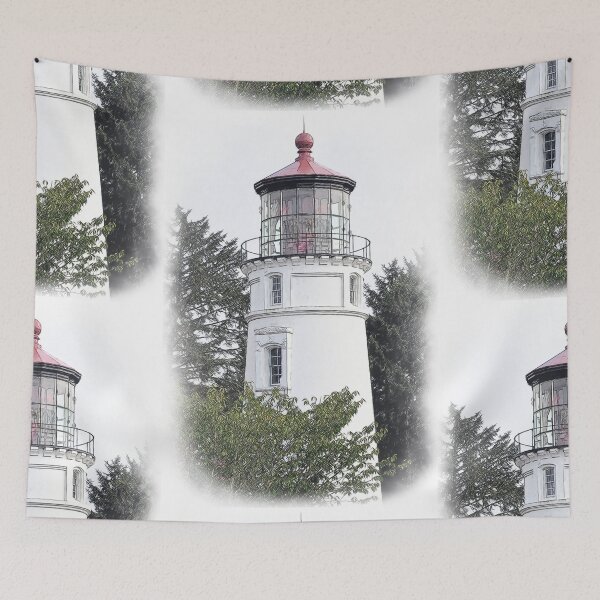 Item preview, Umpqua River Lighthouse Sketched designed and sold by KirtTisdale.