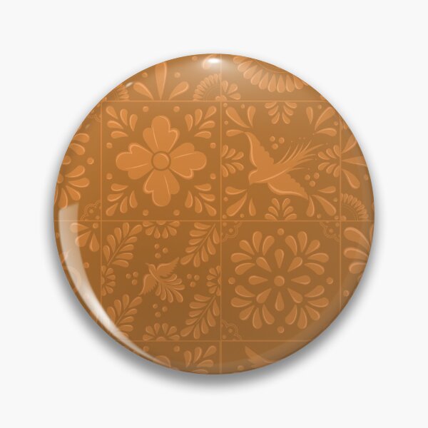 Item preview, Dark Gold Talavera Tile Pattern by Akbaly designed and sold by Akbaly.