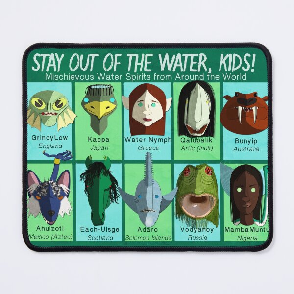 Item preview, Mischievous Water Spirits  designed and sold by Mattfields.