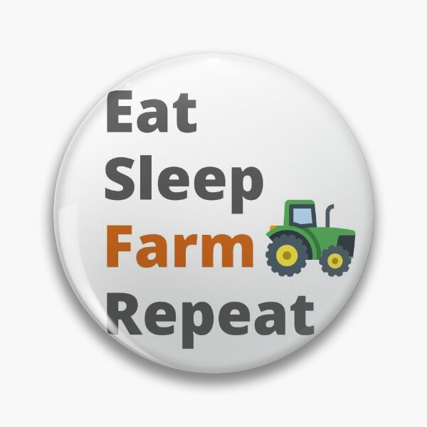 Item preview, Eat Sleep Farm Repeat designed and sold by Coczzi.